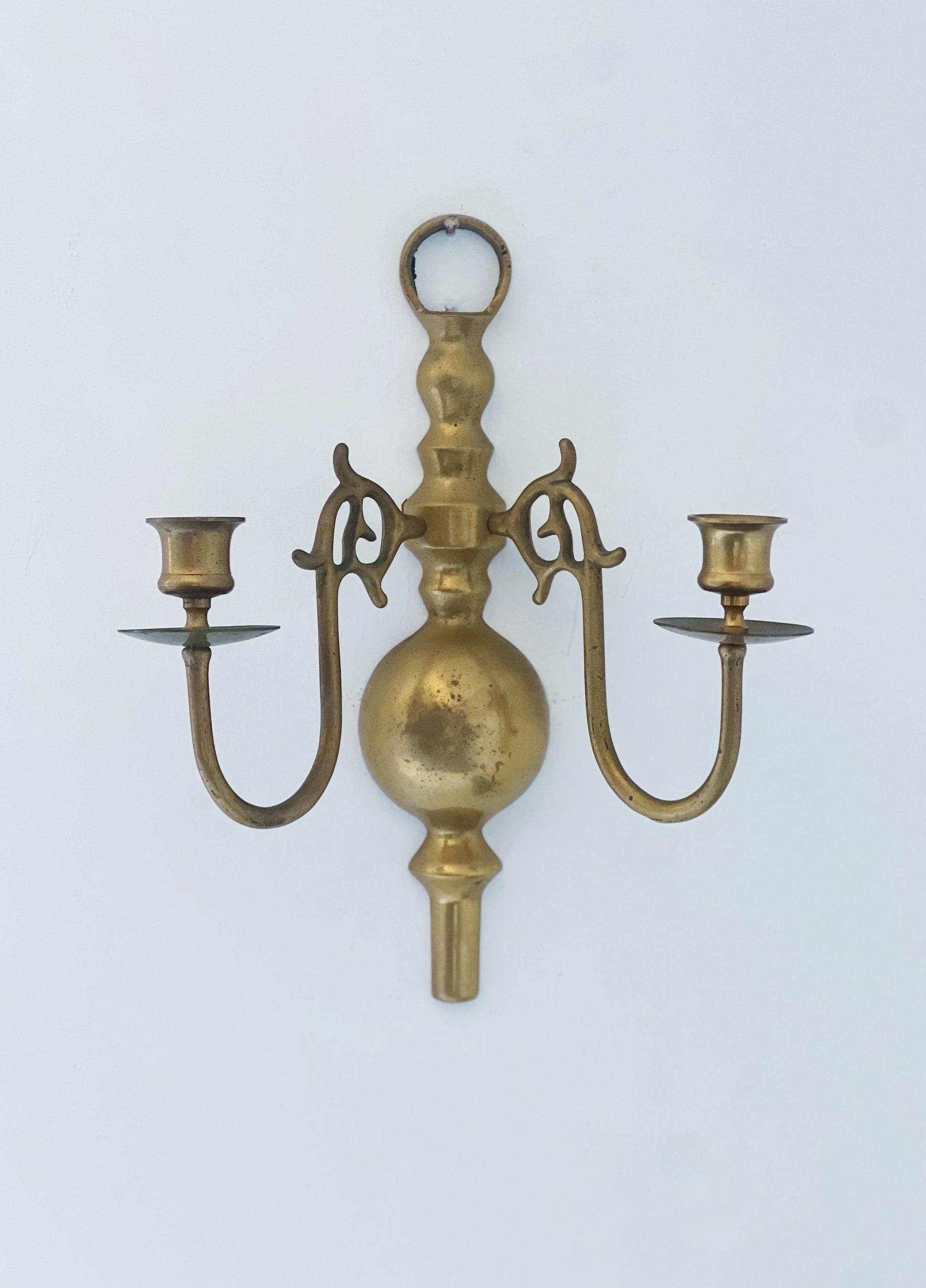 vintage brass sconce